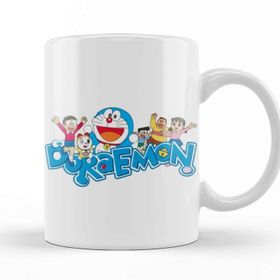 Baskı Dükkanı Doraemon 03 Beyaz 330 ml Porselen Kupa Bardak
