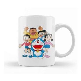 Baskı Dükkanı Doraemon 04 Beyaz 330 ml Porselen Kupa Bardak