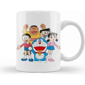 Baskı Dükkanı Doraemon 04 Beyaz 330 ml Porselen Kupa Bardak