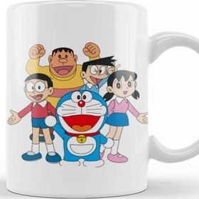 Baskı Dükkanı Doraemon 04 Beyaz 330 ml Porselen Kupa Bardak