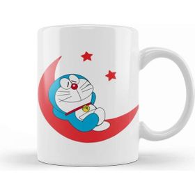Baskı Dükkanı Doraemon 05 Beyaz 330 ml Porselen Kupa Bardak