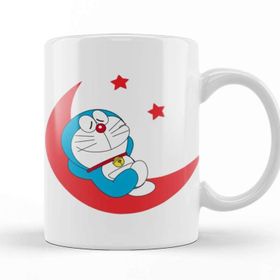 Baskı Dükkanı Doraemon 05 Beyaz 330 ml Porselen Kupa Bardak
