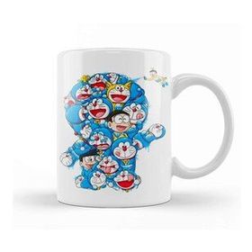 Baskı Dükkanı Doraemon 07 Beyaz 330 ml Porselen Kupa Bardak