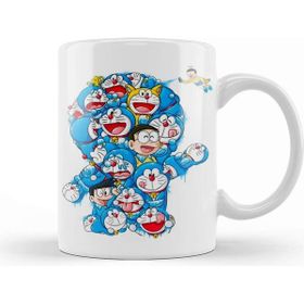 Baskı Dükkanı Doraemon 07 Beyaz 330 ml Porselen Kupa Bardak