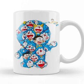 Baskı Dükkanı Doraemon 07 Beyaz 330 ml Porselen Kupa Bardak