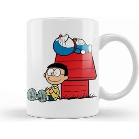 Baskı Dükkanı Doraemon 09 Beyaz 330 Porselen Kupa Bardak