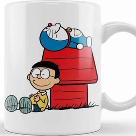 Baskı Dükkanı Doraemon 09 Beyaz 330 Porselen Kupa Bardak