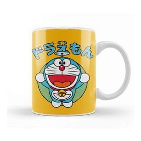 Baskı Dükkanı Doraemon Adventures Of Doraemon Beyaz 330 ml Porselen Kupa Bardak