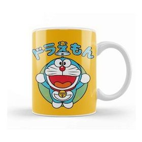 Baskı Dükkanı Doraemon Adventures Of Doraemon Beyaz 330 ml Porselen Kupa Bardak
