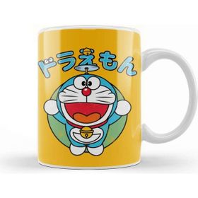 Baskı Dükkanı Doraemon Adventures Of Doraemon Beyaz 330 ml Porselen Kupa Bardak