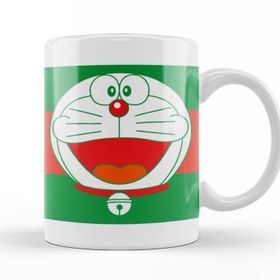 Baskı Dükkanı Doraemon x Brand 3 Beyaz 330 ml Porselen Kupa Bardak