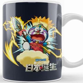 Baskı Dükkanı Doraemon x Brand Beyaz 330 ml Porselen Kupa Bardak