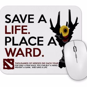 Baskı Dükkanı Dota 2 Art of Ward Mouse Pad