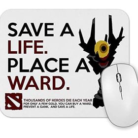 Baskı Dükkanı Dota 2 Art of Ward Mouse Pad