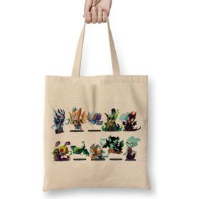 Baskı Dükkanı Dota 2 Heroes Cartoons Bez Çanta