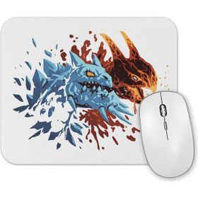 Baskı Dükkanı Dota 2 Jakiro Fire And Ice Mouse Pad