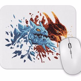 Baskı Dükkanı Dota 2 Jakiro Fire And Ice Mouse Pad