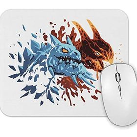 Baskı Dükkanı Dota 2 Jakiro Fire And Ice Mouse Pad