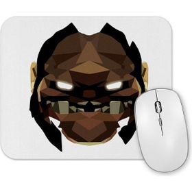 Baskı Dükkanı Dota 2 Pudge Face Mouse Pad