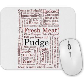 Baskı Dükkanı Dota 2 Pudge Typography Pudge Mouse Pad