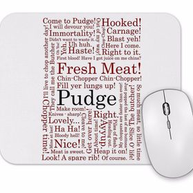 Baskı Dükkanı Dota 2 Pudge Typography Pudge Mouse Pad