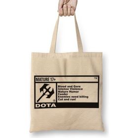 Baskı Dükkanı Dota Cut and Run Bez Çanta