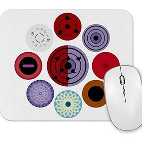 Baskı Dükkanı Doujutsu Naruto Mouse Pad