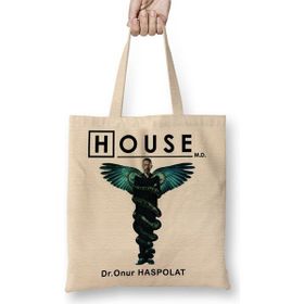 Baskı Dükkanı Dr House Bez Çanta