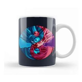 Baskı Dükkanı Dragon Ball Blue Rose Porselen Beyaz Kupa Bardak