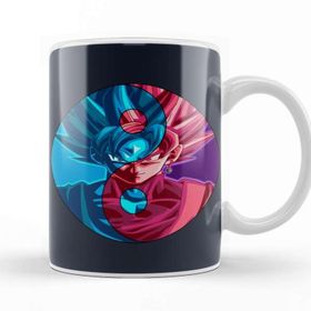 Baskı Dükkanı Dragon Ball Blue Rose Porselen Beyaz Kupa Bardak