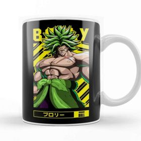 Baskı Dükkanı Dragon Ball Broly Anime Beyaz 330 ml Porselen Kupa Bardak