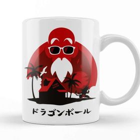 Baskı Dükkanı Dragon Ball Kame Porselen Beyaz Kupa Bardak