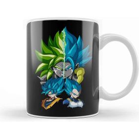Baskı Dükkanı Dragon Ball Super Destined Warriors Porselen Beyaz Kupa Bardak