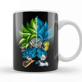 Baskı Dükkanı Dragon Ball Super Destined Warriors Porselen Beyaz Kupa Bardak