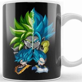 Baskı Dükkanı Dragon Ball Super Destined Warriors Porselen Beyaz Kupa Bardak