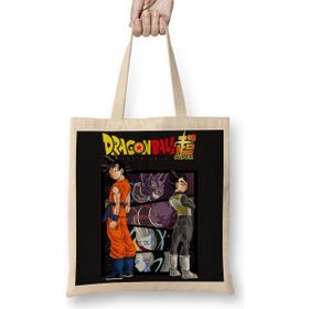 Baskı Dükkanı Dragon Ball Super Goku E Vejita Bez Çanta