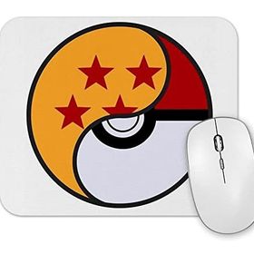 Baskı Dükkanı Dragon Ball x Pokemon Mouse Pad