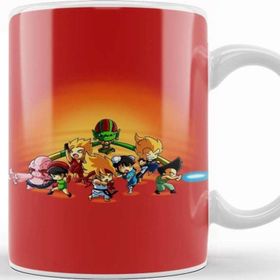 Baskı Dükkanı Dragon Ball Z Alpha Dragon Fighters Porselen Beyaz Kupa Bardak