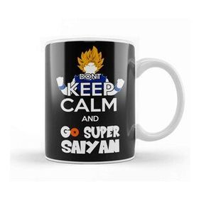 Baskı Dükkanı Dragon Ball Z Go Super Saiyan Porselen Beyaz Kupa Bardak