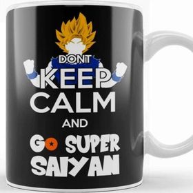 Baskı Dükkanı Dragon Ball Z Go Super Saiyan Porselen Beyaz Kupa Bardak