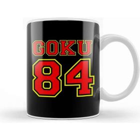 Baskı Dükkanı Dragon Ball Z Goku Number Varsity Porselen Beyaz Kupa Bardak