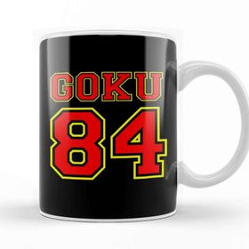 Baskı Dükkanı Dragon Ball Z Goku Number Varsity Porselen Beyaz Kupa Bardak