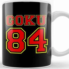 Baskı Dükkanı Dragon Ball Z Goku Number Varsity Porselen Beyaz Kupa Bardak