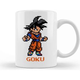 Baskı Dükkanı Dragon Ball Z Pixel Goku Kupa