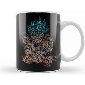Baskı Dükkanı Dragon Ball Z Super Blue Kamehameha Kupa