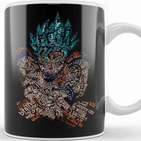 Baskı Dükkanı Dragon Ball Z Super Blue Kamehameha Kupa