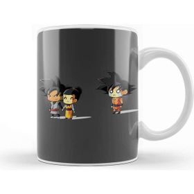 Baskı Dükkanı Dragon Ball Z The Bad Boy Phas Beyaz 330 ml Porselen Kupa Bardak