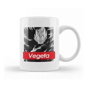 Baskı Dükkanı Dragon Ball Z Vegeta Red Band Logo Kupa