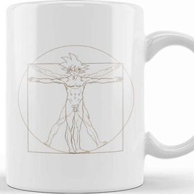 Baskı Dükkanı Dragon Ball Z Vitruvian Goku Kupa