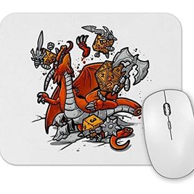 Baskı Dükkanı Dragon Rpg Mouse Pad
